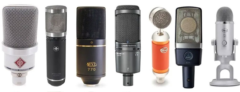 tipos de micrófonos